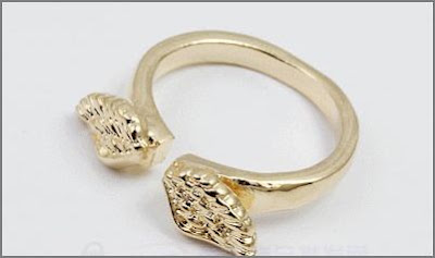 A00036 Korean Style Angel Wings Rings