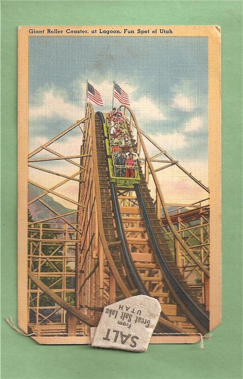 roller coaster at lagoon amusement park salt lake city ut