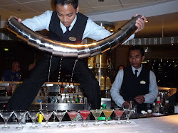 Pouring 12 Martinis