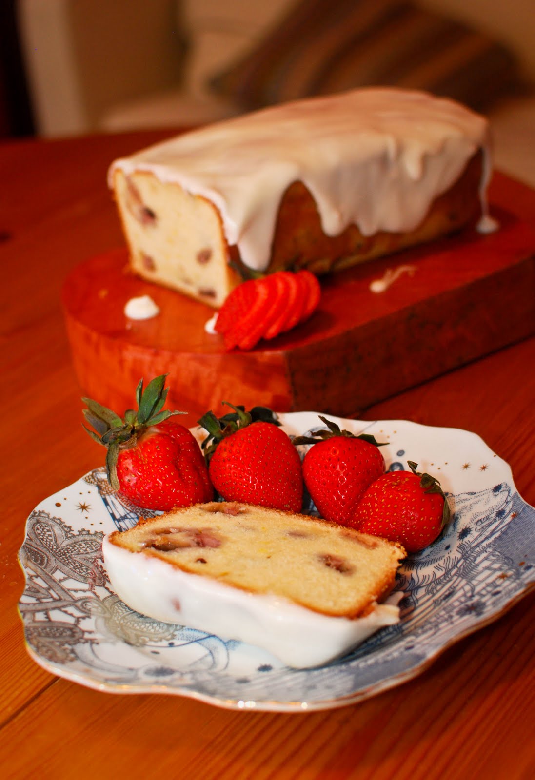 Eat, Run, Read Cake of the Week Strawberry Cream Cheese Pound Cake