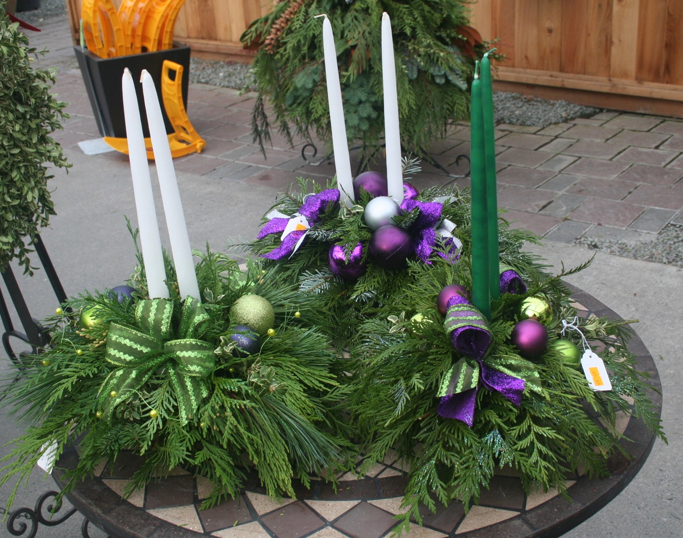 West Coast Gardens: Centerpieces and greens galore!