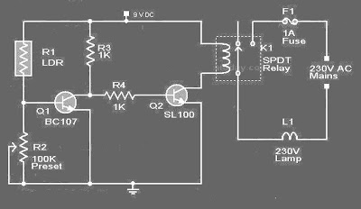 control lampu jalan dengan ldr Control Lampu Jalan Dengan LDR