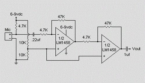 microphone condenser pre lifier circuit koleksi skema rangkaian artikel elektronika microphone condenser pre lifier circuit koleksi skema rangkaian artikel elektronika