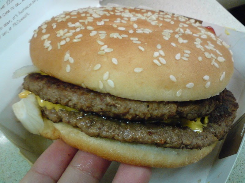 Daily News Triple Cheeseburger from Mcdonalds