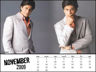 Shahrukh Khan 2009 Calendar