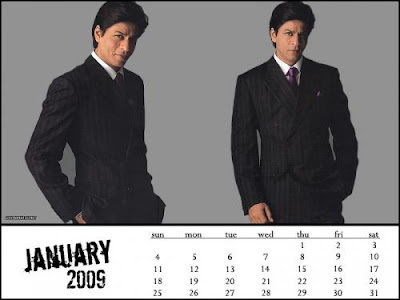 Shahrukh Khan calendar