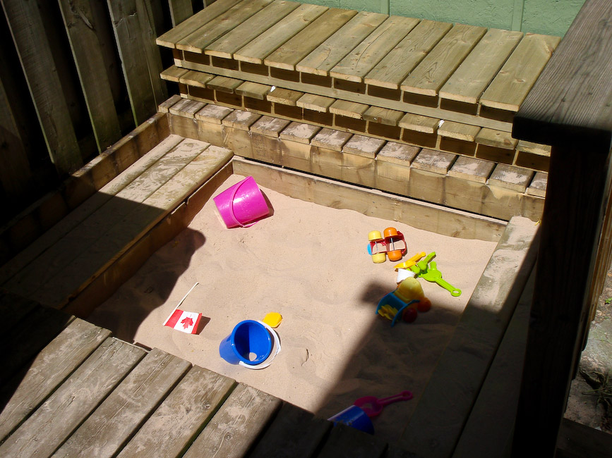 How to.... do something How to build a sandbox under your deck
