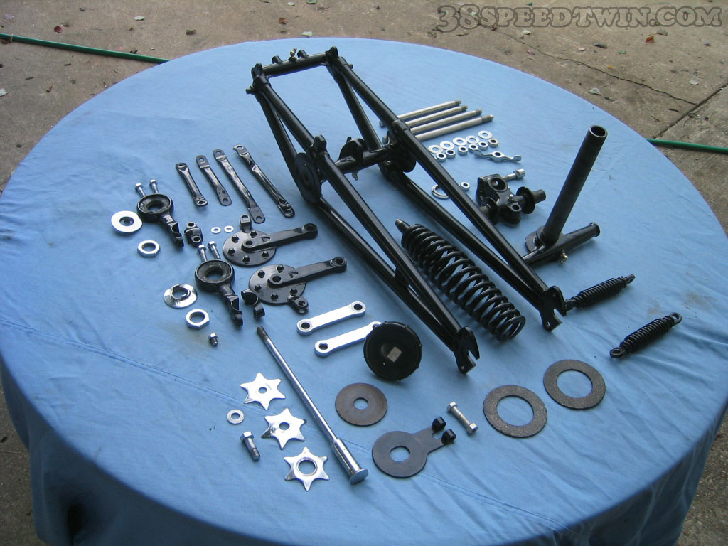 38 Speed Twin 1940 Girder Forks reaming bushings