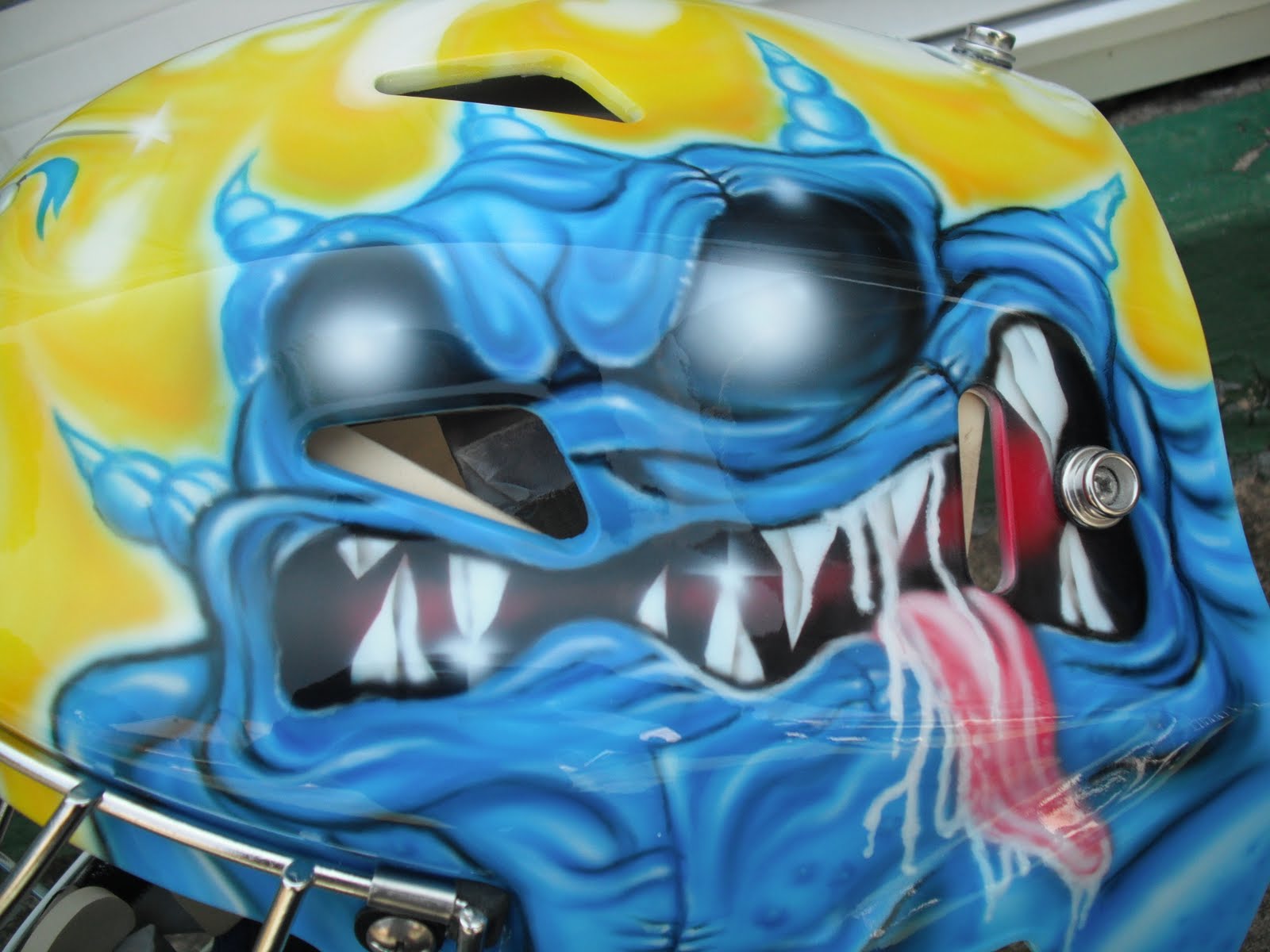 Nick Salvatore Animator More Airbrush Goalie Mask