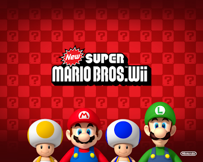 super mario wallpapers. New Super Mario Bros.