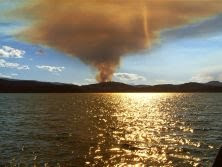 Huon fire   Tas