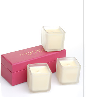 Aromatherapy Associates, Aromatherapy Associates Rose & Ginger Candle Trio, candle, candles, rose, ginger, gift, gift set, holiday gift, holiday gifts
