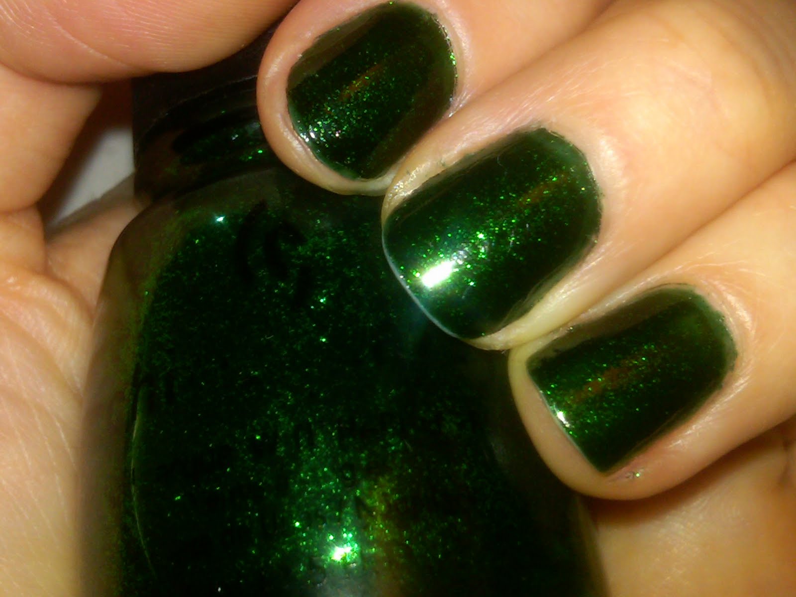 4. China Glaze Nail Lacquer in "Emerald Bae" - wide 10