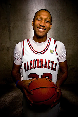 in the loupe arkansas basketball portraits bud light basketball chair