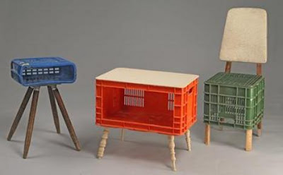 Haute Nature Naty Moskovich Plastic Crate Furniture