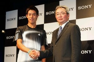 Nishikori signs deal with Sony