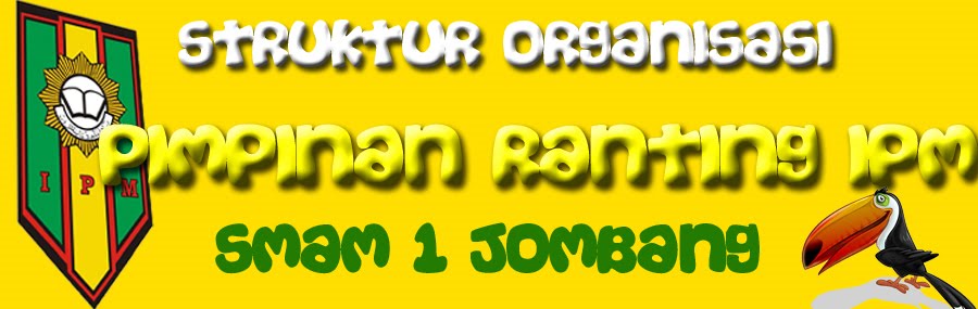 Struktur Organisasi Pimpinan Ranting IPM SMAM 1 Jombang