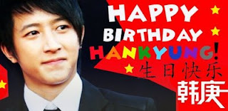: Happy Birthday Hankyung oppa,
