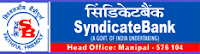 Syndicate Bank jobs at http://www.SarkariNaukriBlog.com