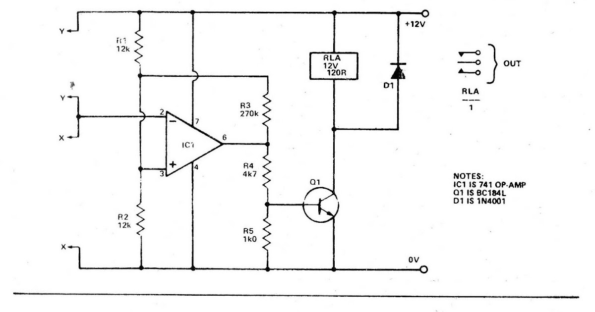 OptoThermo Control Relay Switch with IC 741 Circuit OptoThermo