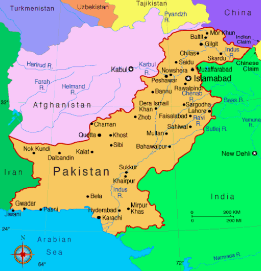 موسوعة: خرائط باكستان Pakistan+Map.jpeg