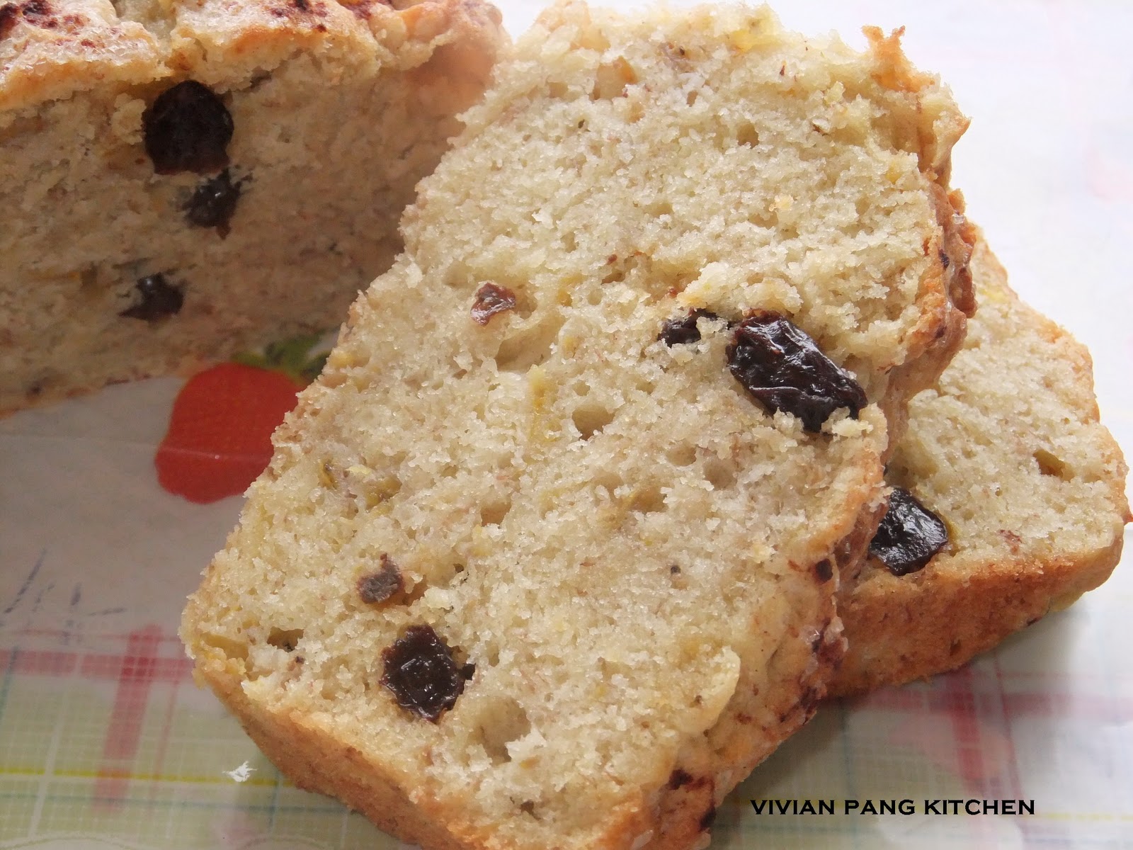 Vivian Pang Kitchen Banana Cake with Bread Flour
