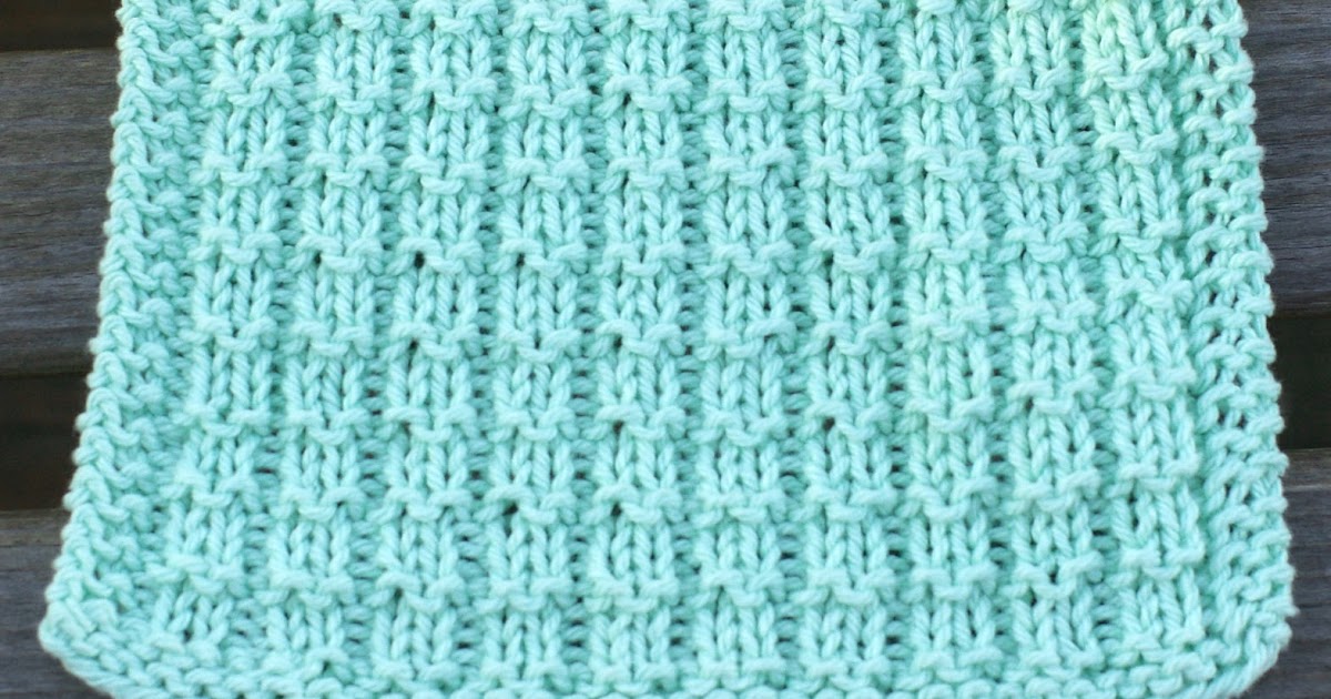 Knit with KT: Waffle Stitch Washcloth
