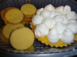 Mini Lemon Pie, y alfajorcitos con curd de limon