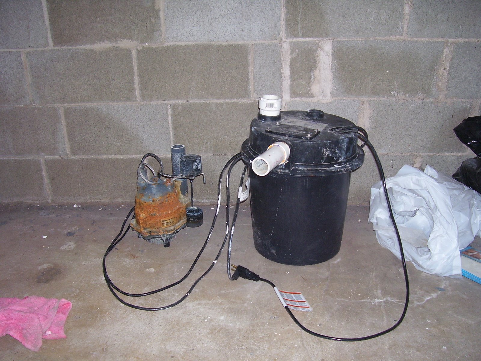 Slowbump Above ground sump pump retrofit.