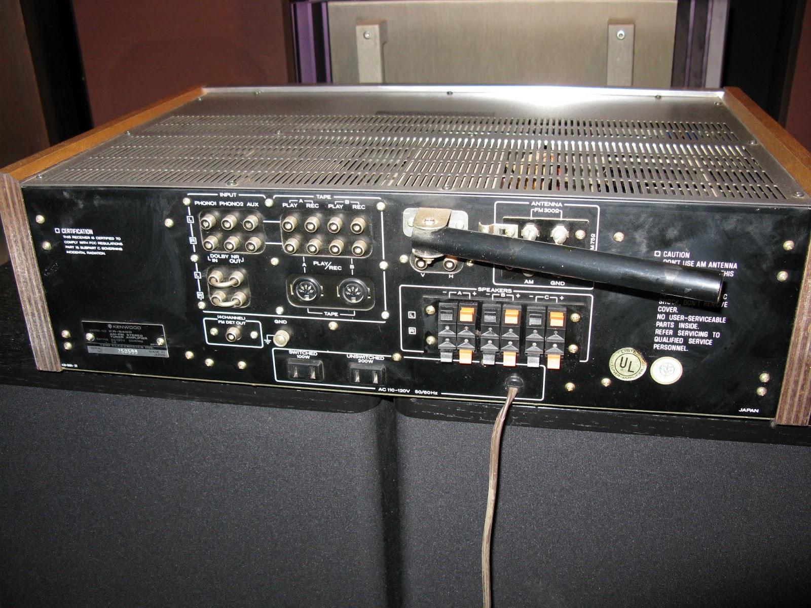 Recycled Stereo Plus Kenwood KR9400 classic stereo receiver ON SALE