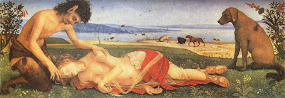 La muerte de Procris, Piero di Cosimo