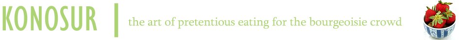 The art of pretentious eating for the bourgeoisie crowd