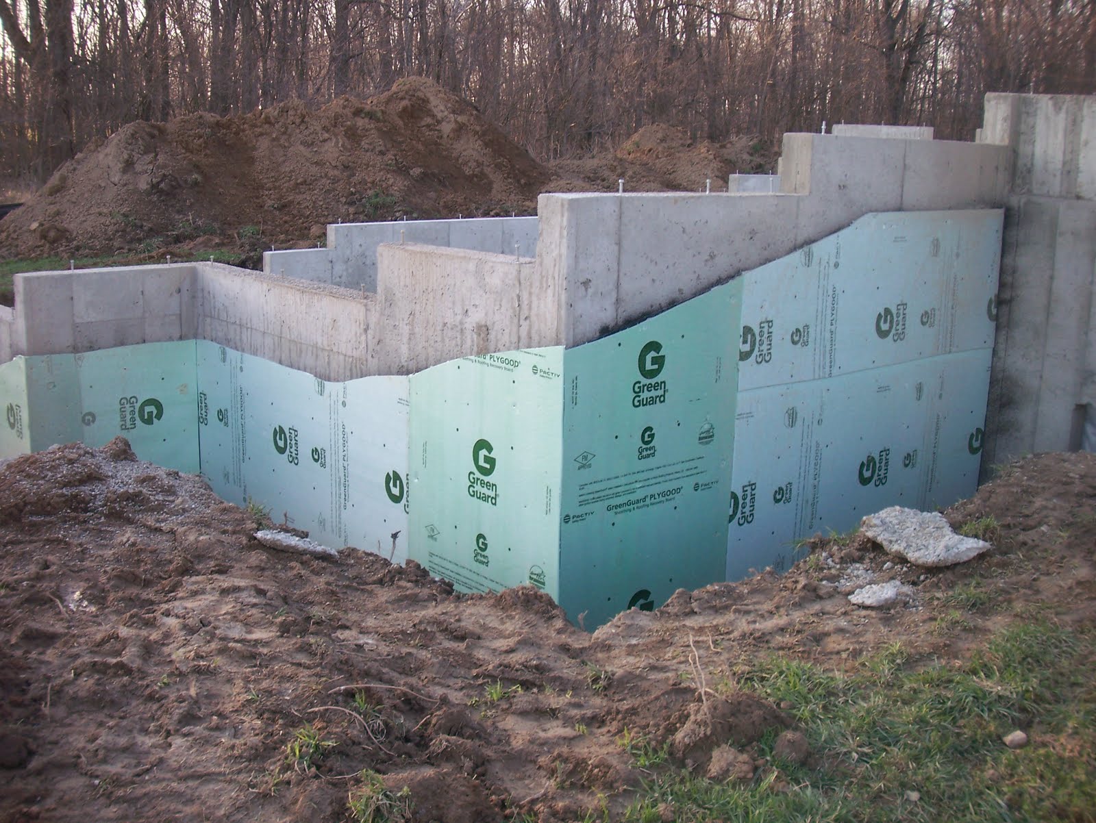 First Home Build Poured Concrete