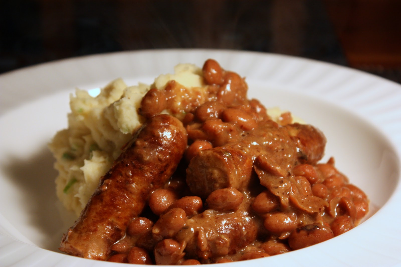For Forks Sake Recipe Sausage and Borlotti Bean Casserole