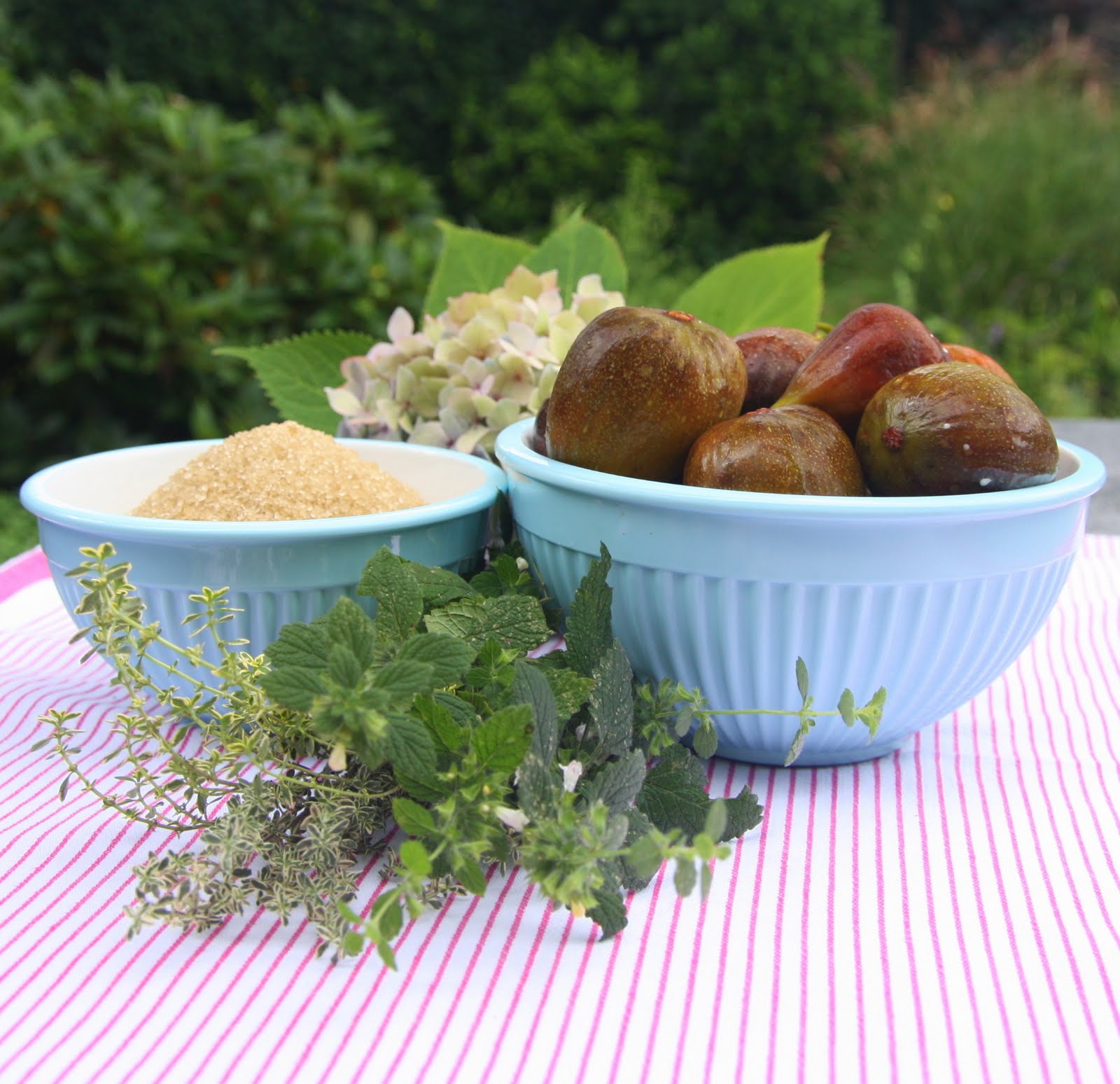 zsb creates Taste of Summer how to make fig jam with lemon balm & thyme