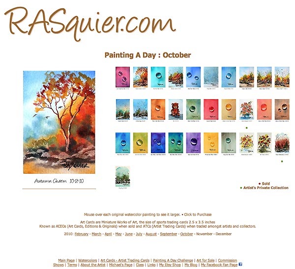 The Rita's Art Blog My Painting A Day Challenge