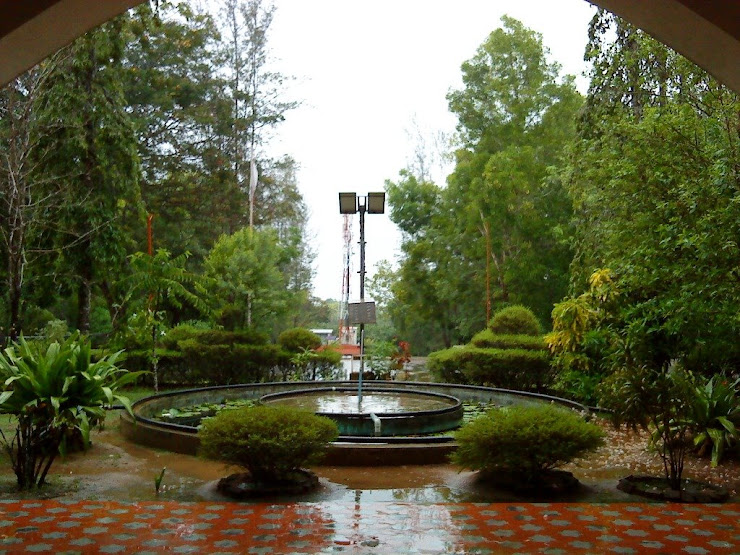 Fountain in front