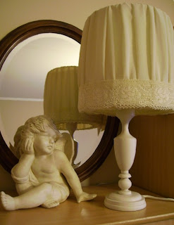 lampa stołowa shabby schic