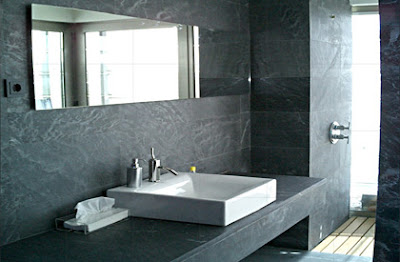 Baño de pizarra