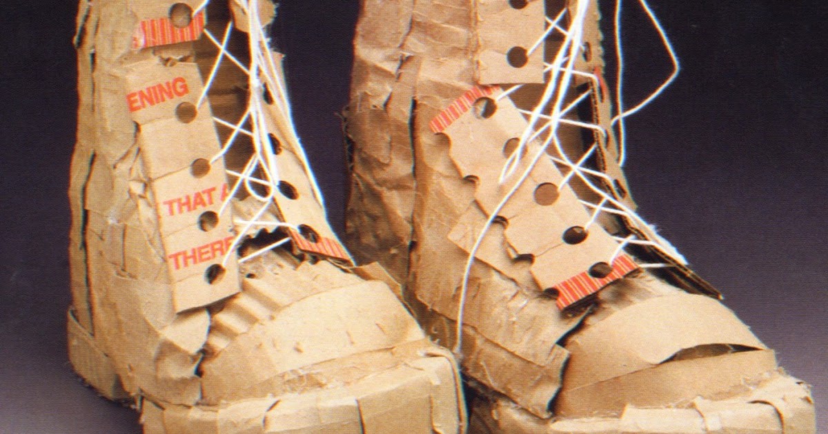 ARTTEACHERROOM46 cardboard shoe sculptures… ARTTEACHERROOM46 cardboard shoe sculptures…