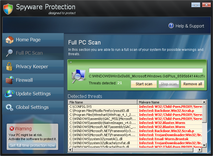 Spyware Protect 2009 Removal Of Colon