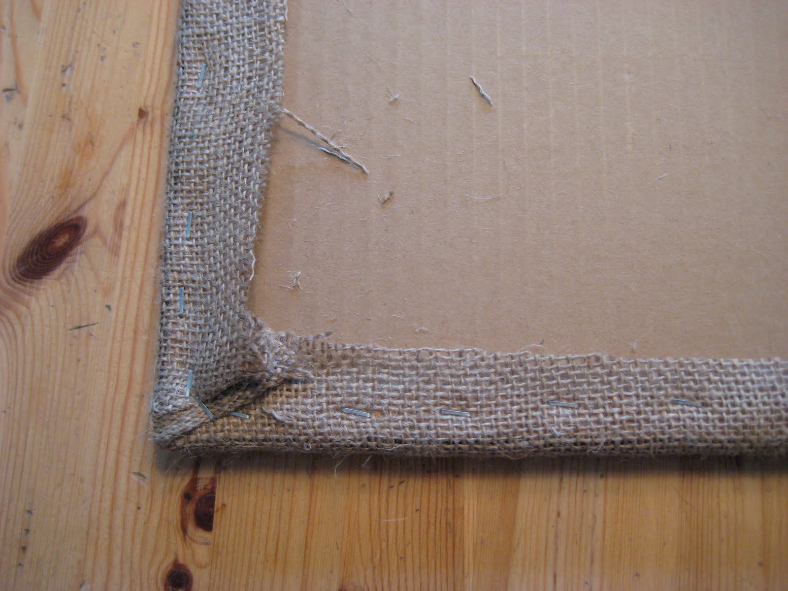 Burlap Bulletin Board markova design