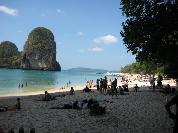 Railay Beach in the High season