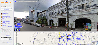 MapJack screenshot in Old Phuket Town