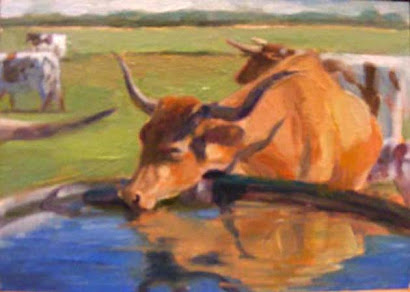 Thirsty Cow