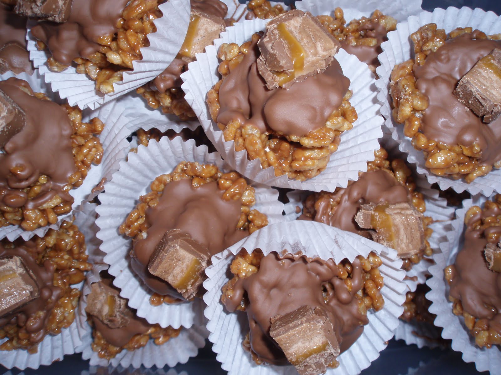 Maria's Gaga Mars Bar Rice Crispy Cakes