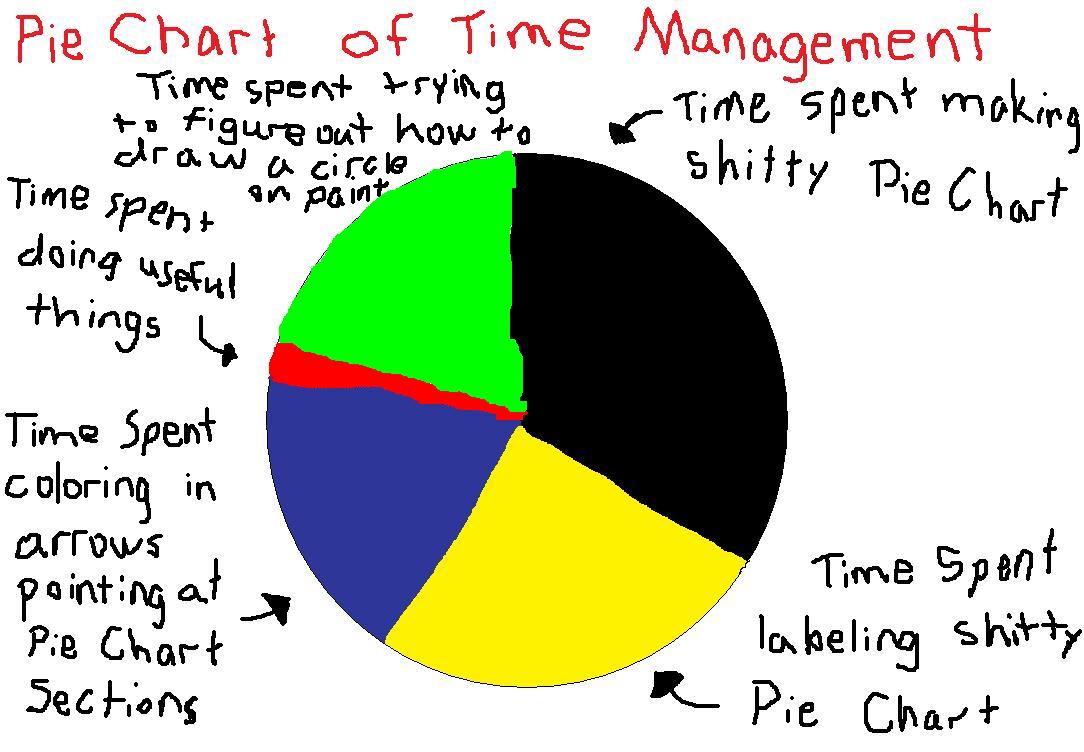 Time Management Pie Chart