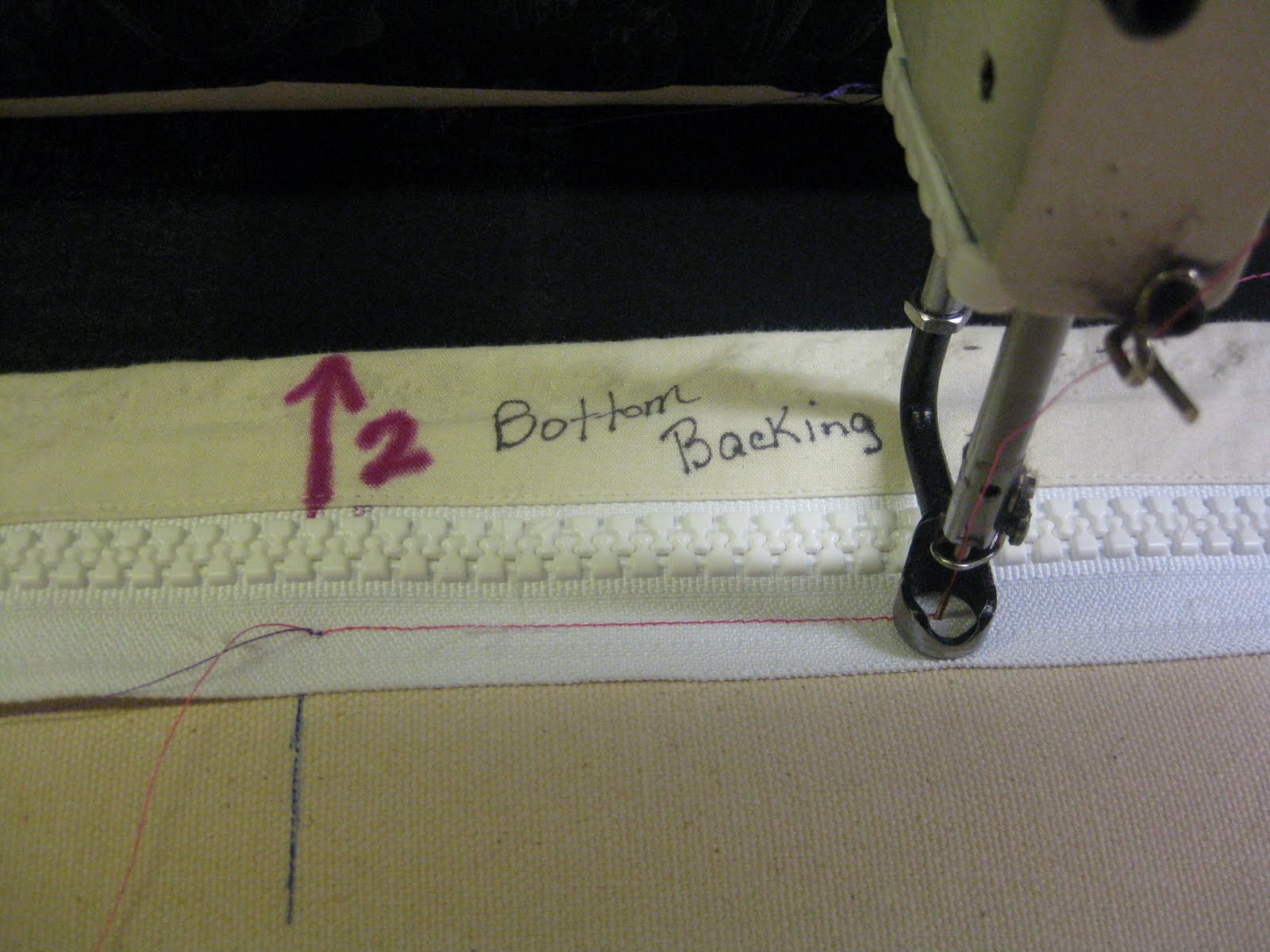 The Quilt Rambler Attaching Zippers to Longarm Leaders