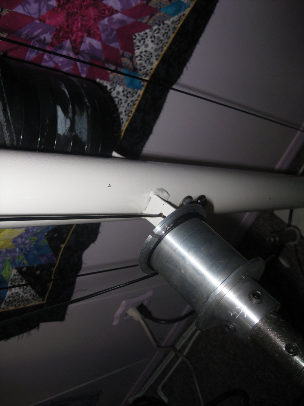 The Quilt Rambler Loading a quilt with zippered leaders and Tensionology!