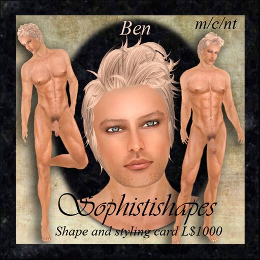 Next this week is Ben whose blonde models looks set him apart from the Next this week is Ben whose blonde models looks set him apart from the